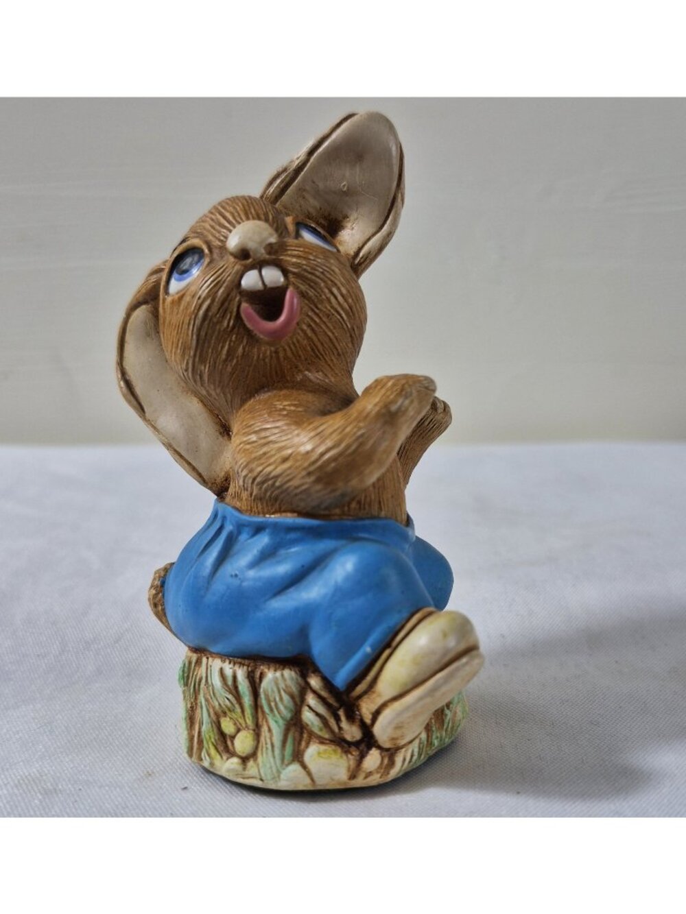 Vintage Pendlefin The Thumper Rabbit Blue Pants Hand Painted England Retired